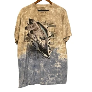 Star Wars Disney Parks T-Shirt Authentic Size Large Millennium Falcon Tie Dye - Picture 1 of 4