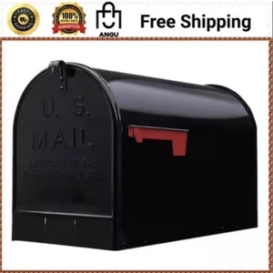 JUMBO POST MOUNT MAILBOX Galvanized Steel Extra Large Rural Mail Box - Picture 1 of 3