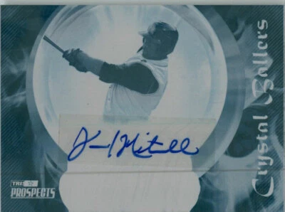Jared Mitchell 2009 TriStar Crystal Baller Autograph Rookie Auto Plate 1/1 - Image 1 of 2