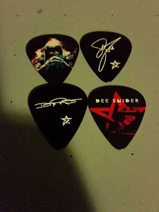 Dee Snider 4 Guitar Pick Picks Set Twisted Sister We Are The Ones - Picture 1 of 1