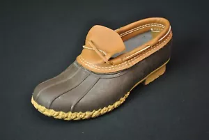LL Bean Duck Shoes Men's 8 Brown Maine Hunting 301124RB - Picture 1 of 5