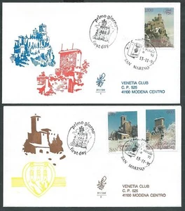 1991 SAN MARINO FDC VENETIA 311 NATALE TIMBRO DI ARRIVO - BG-3 - Picture 1 of 1