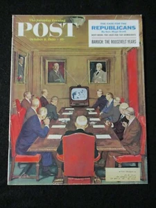 Vintage Saturday Evening Post October 8, 1960  Lonnie Bee cover - Picture 1 of 3
