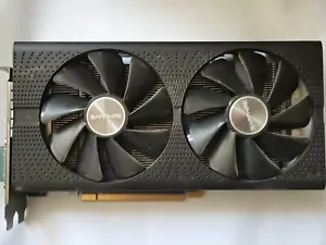 SAPPHIRE NITRO AMD Radeon RX570 8GB 2048SP GDDR5 Graphics Video Card DP DVI HDMI - Picture 1 of 4