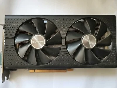 SAPPHIRE NITRO AMD Radeon RX570 8GB 2048SP GDDR5 Graphics Video Card DP DVI HDMI - Image 1 of 4