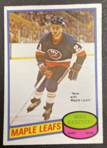 1980-81 O-Pee-Chee OPC Hockey - #371 Mike Kaszycki - Toronto Maple Leafs
