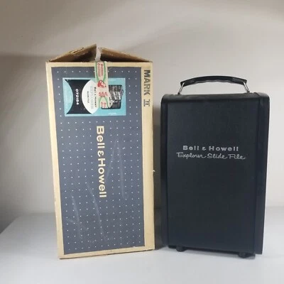 Bell & Howell Explorer Slide File Boxes Micro Mount Trays Photography 8 Tray VTG - Image 1 of 4