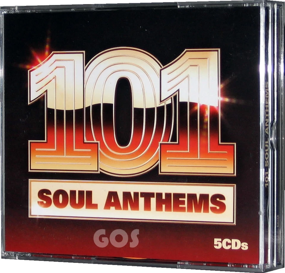 101 Soul Anthems 5 CD Of Music Songs 60s 70s 80s Tracks Original Recordings - Image 1 of 1