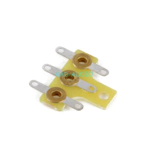 4pcs Yellow Terminal Strip 3Lug Point to Point for DIY Guitar Tube Amplifier - Picture 1 of 5