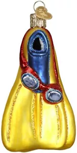 Old World Weihnachten SCHWIMMEN FLOSSEN (44108) Glasornament mit OWC-Box - Bild 1 von 3
