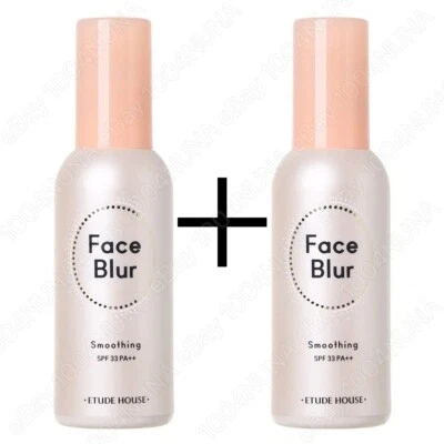 ETUDE HOUSE Face Blur Smoothing SPF33 PA++ 35g x2 Makeup Coral Base Primer Pore - Image 1 of 3