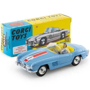 Corgi Model Club 303S Mercedes 300 SL Roadster Sports Car Boxed Diecast inc COA - Picture 1 of 4
