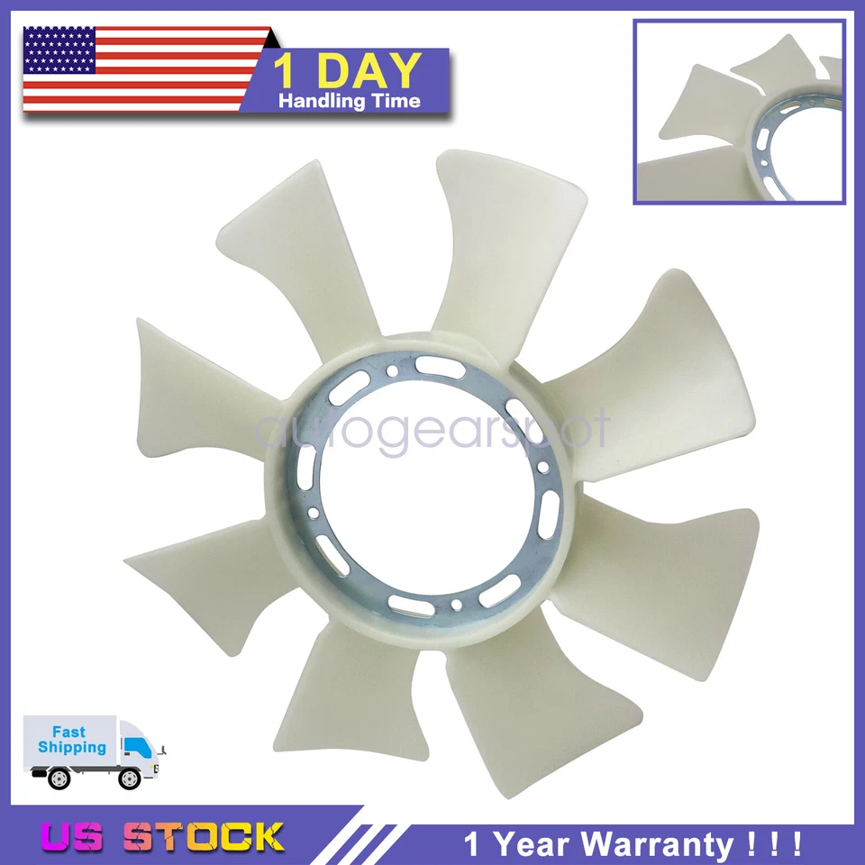 Hoja del ventilador de refrigeración del motor R265-15-141 para Mazda B2000 1989 B2200 B2600 2,6 L 90-93 Foto 1 de 4