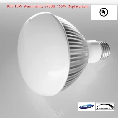 6 x 11W LED R30 recess ceiling light with Samsung LED  replaces 65W halogen - Image 1 of 3