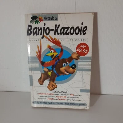 Rare Nintendo 64 Banjo Kazooie Secrets Strategies Solutions Guide Book  - Image 1 of 4