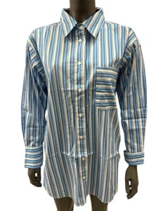 TOM TAILOR Damen Bluse Hemd Hemdbluse blau NEU Größe S M L XL XXL - Picture 1 of 2
