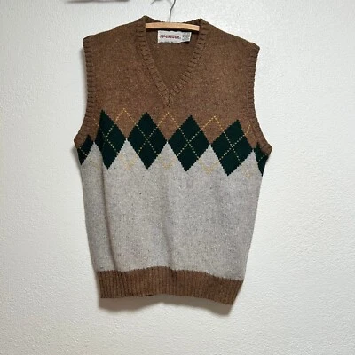 Chaleco Argyle Preppy Mezcla Lana McGregor De Colección Hombres Talla XL Foto 1 de 4