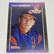 1989 Donruss Baseball Card #256 Tom Candiotti Cleveland Indians