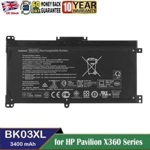 Batería BK03XL para Genuino HP Pavilion X360 14 916811-855 916366-421 HSTNN-LB7S - Imagen 1 de 11