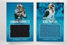 2017 Preferred Pairings Book Relics #17 Leonard Fournette Blake Bortles /199