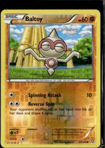 Pokemon Baltoy 63/124 Dragons Exalted Reverse Holo Common LP - Picture 1 of 2