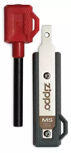 GENUINE ZIPPO MAG STRIKE FERROCERIUM FIRE STARTER ROD AND STRIKER / BRAND NEW - Foto 1 di 4