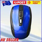 2.4g Wireless Usb Mouse 2000dpi Gamer Mouse For Laptop Pc Macbook (blue)