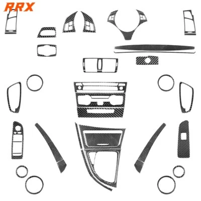 46Pcs Carbon Fiber Whole Interior Kits For BMW 1 Series E81 E82 E87 E88 2008-13 - Image 1 of 4