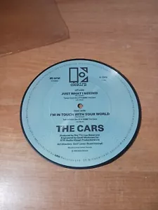 The Cars~JUST WHAT I NEEDED/I'M IN TOUCH WITH YOUR WORLD[45rpm] K 12312 PIC DISC - Picture 1 of 2