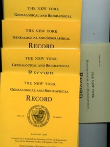 2004 New York History-Genealogy-Genealogical & Biographical Record 5 Booklets  - Picture 1 of 4