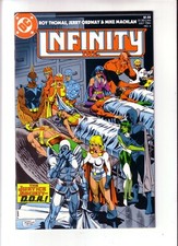 INFINITY INC  #4 (FN-NM) 1984 POWERGIRL - JUSTICE SOCIETY OFFSPRING