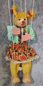 Fairyland International Marionette Girl Wood String Puppet Fairytales Child - Picture 1 of 14