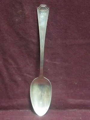 Sterling Gorham FAIRFAX CUCHARA DE MESA PARA SERVIR 8 3/8" 59g monograma P Foto 1 de 4