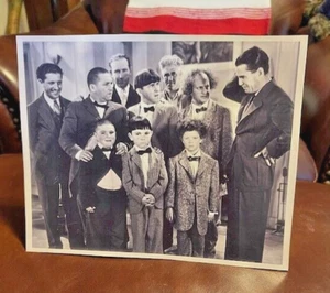 "Die drei Handlanger" mit Kindern Sepia-Ton Tischplatte Aufsteller oder Foto 8" x 10" - Bild 1 von 2