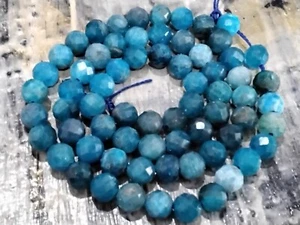 Natural Faceted Apatite, Grade A, 6mm, Approx 60pcs Free postage. Oz Seller - Picture 1 of 4