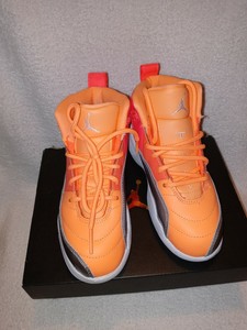 orange silver and pink jordans