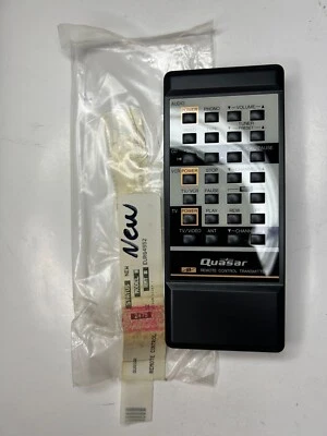 Quasar EUR64552 Remote Control OEM NOS for CS47U Cassette/Vinyl Audio System - Image 1 of 3