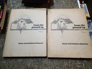 From The Ground Up Volume 1 & 2 Glenn and Kathleen Simmons 1976 signed - Picture 1 of 10