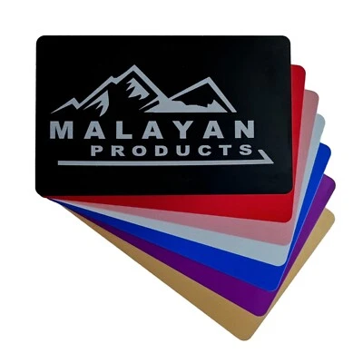 Aluminum Business Card 0.8mm Luxury Quality, Metal Calling Laser Engraving Blank - Image 1 of 4