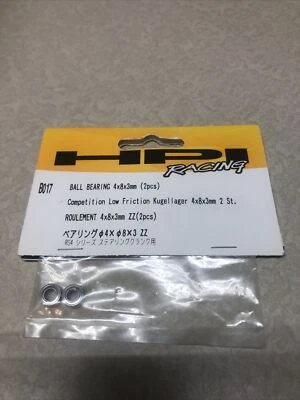 HPI 4x8x3mm Ball Bearing (2) HPIB017 - Image 1 of 2