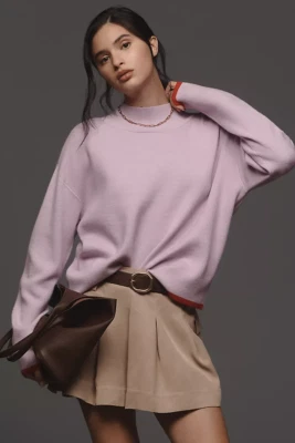 Novo com etiquetas Anthropologie Orchid The Carys suéter de pescoço falso por Maeve, $98 NOVO! - Imagem 1 de 4