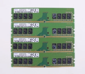 Samsung 32GB (4x8GB) PC4-2666V M378A1K43CB2-CTD DDR4 Desktop Memory - Picture 1 of 3