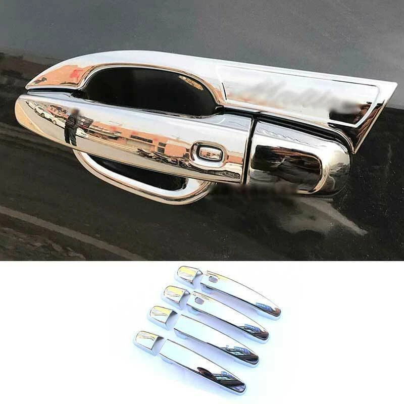 For Chevrolet Malibu 19-2024 Chrome ABS Exterior Side Door Handle Cover Trims 8P Foto 1 de 4