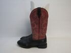 ARIAT Womens Size 8 B Pink Black Leather Cowboy Western Boots