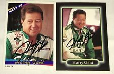 (2) Harry Gant PRO SET SKOAL BANDIT #33 autographed cards 1990 1994 MAXX WINSTON