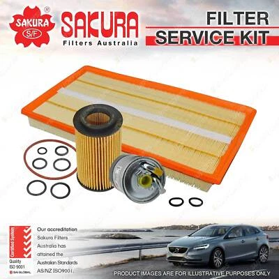 Sakura Oil Air Fuel Filter Service Kit for Mercedes Benz Viano W639 CDi 05-2011 - image 1 of 2