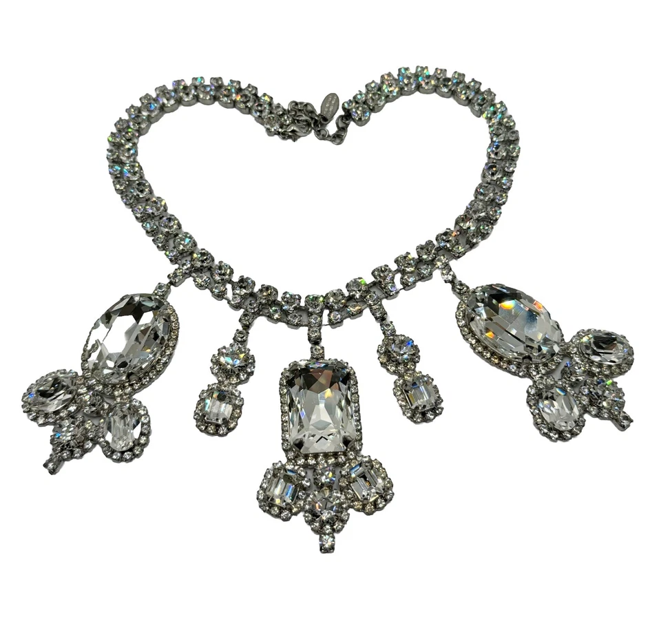 Collar de cristal de Swarovski hecho a mano masivo Georgianni Designer Creations Foto 1 de 4