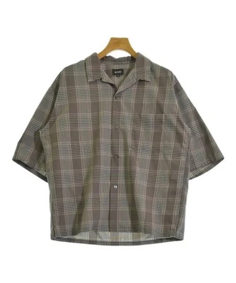 Camisas informales BEAMS marrón x negro x blanco (ver patrón) M 2200593028032 Foto 1 de 4