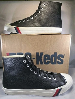 Zapatos unisex Pro-Keds Royal Hi de cuero negros OG PH64114 talla 13 M nuevos en caja Foto 1 de 4