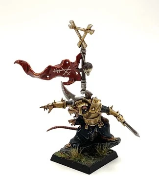PAINTED Skaven Clawlord Warlord Chief Warhammer Fantasy The Old World Sigmar AoS - Image 1 of 4